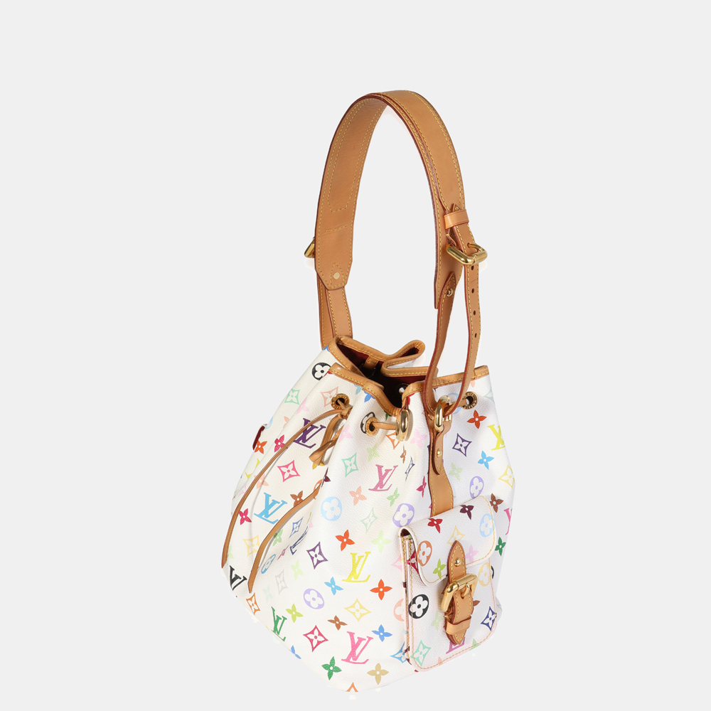 

Louis Vuitton x Takashi Murakami Monogram Multicolore Petit Noe Bag, Multicolor