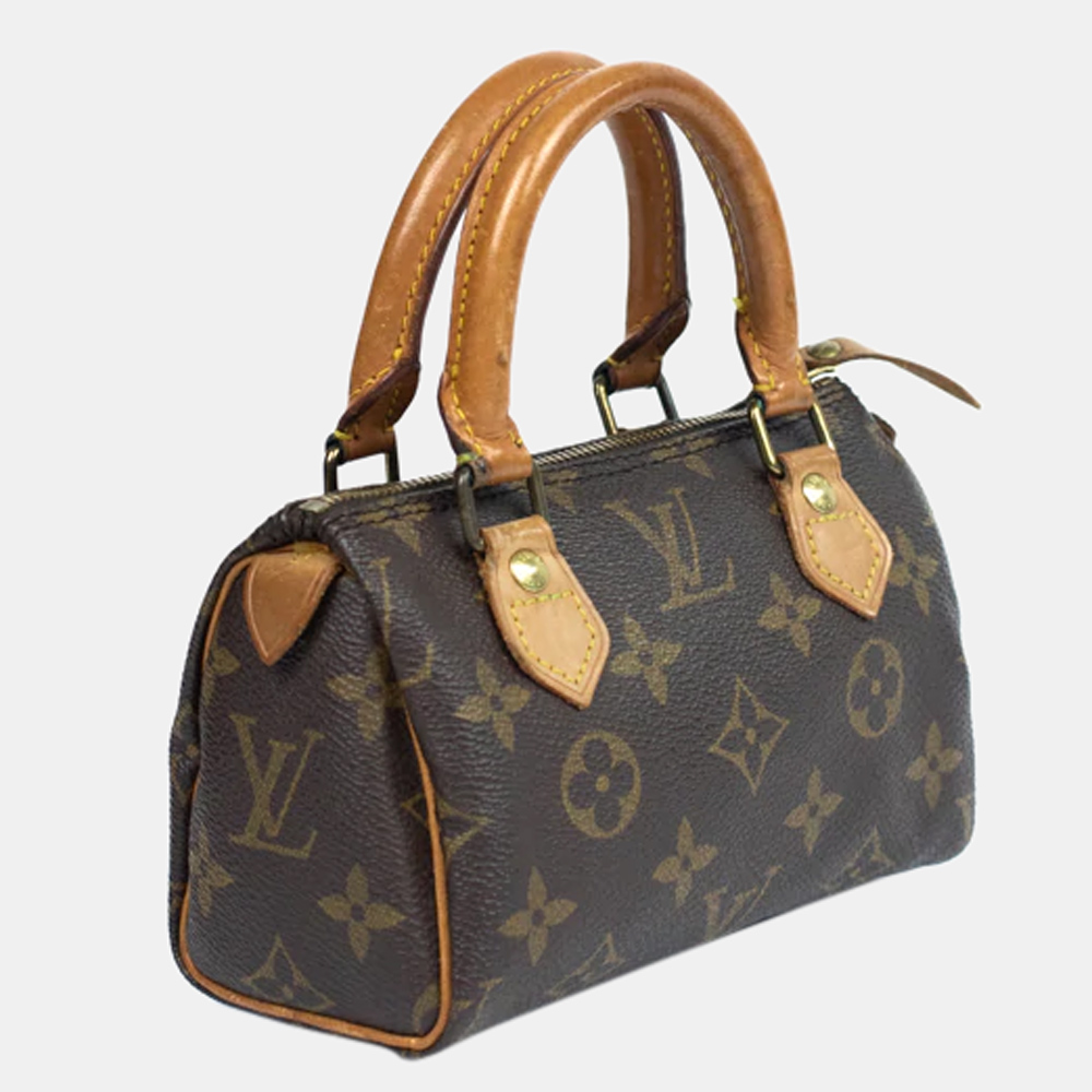 

Louis Vuitton Monogram Canvas Nano Speedy Bag, Brown