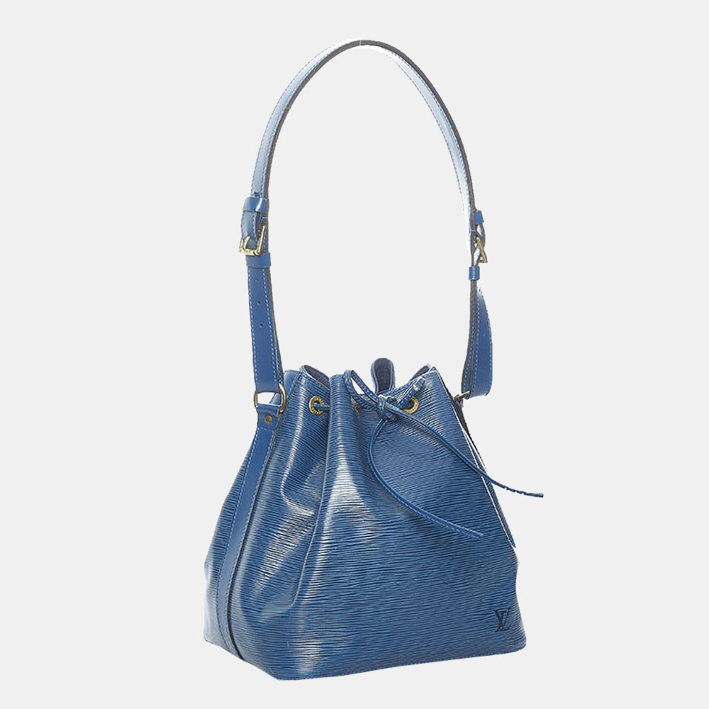 

Louis Vuitton Blue Epi Leather Petit Noe Bag