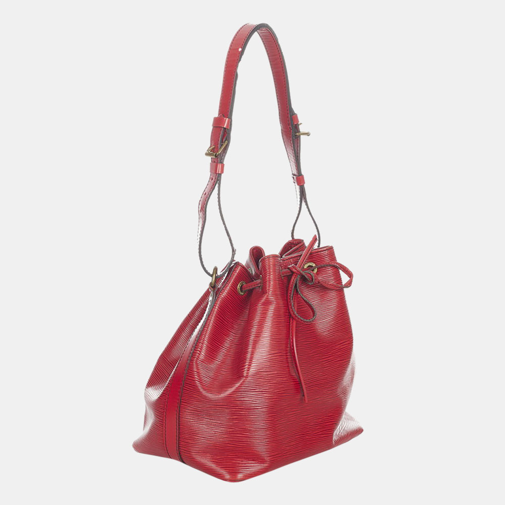 

Louis Vuitton Red Epi Leather Petit Noe Bag
