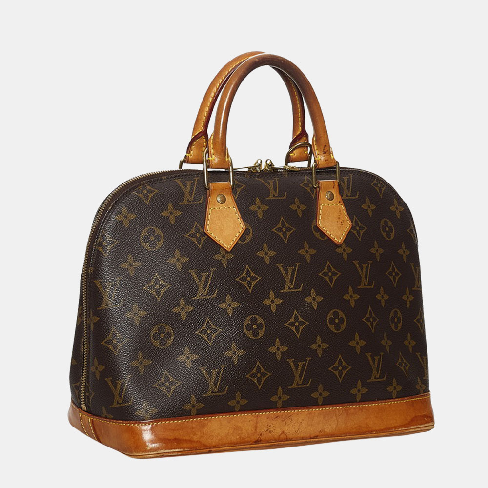 

Louis Vuitton Brown Monogram Canvas Alma PM Bag