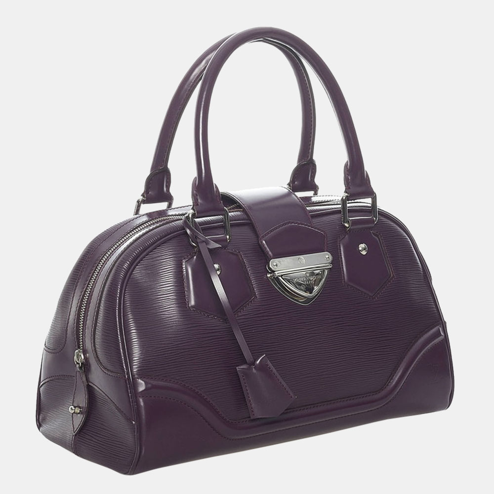 

Louis Vuitton Purple Epi Leather Bowling Montaigne Bag