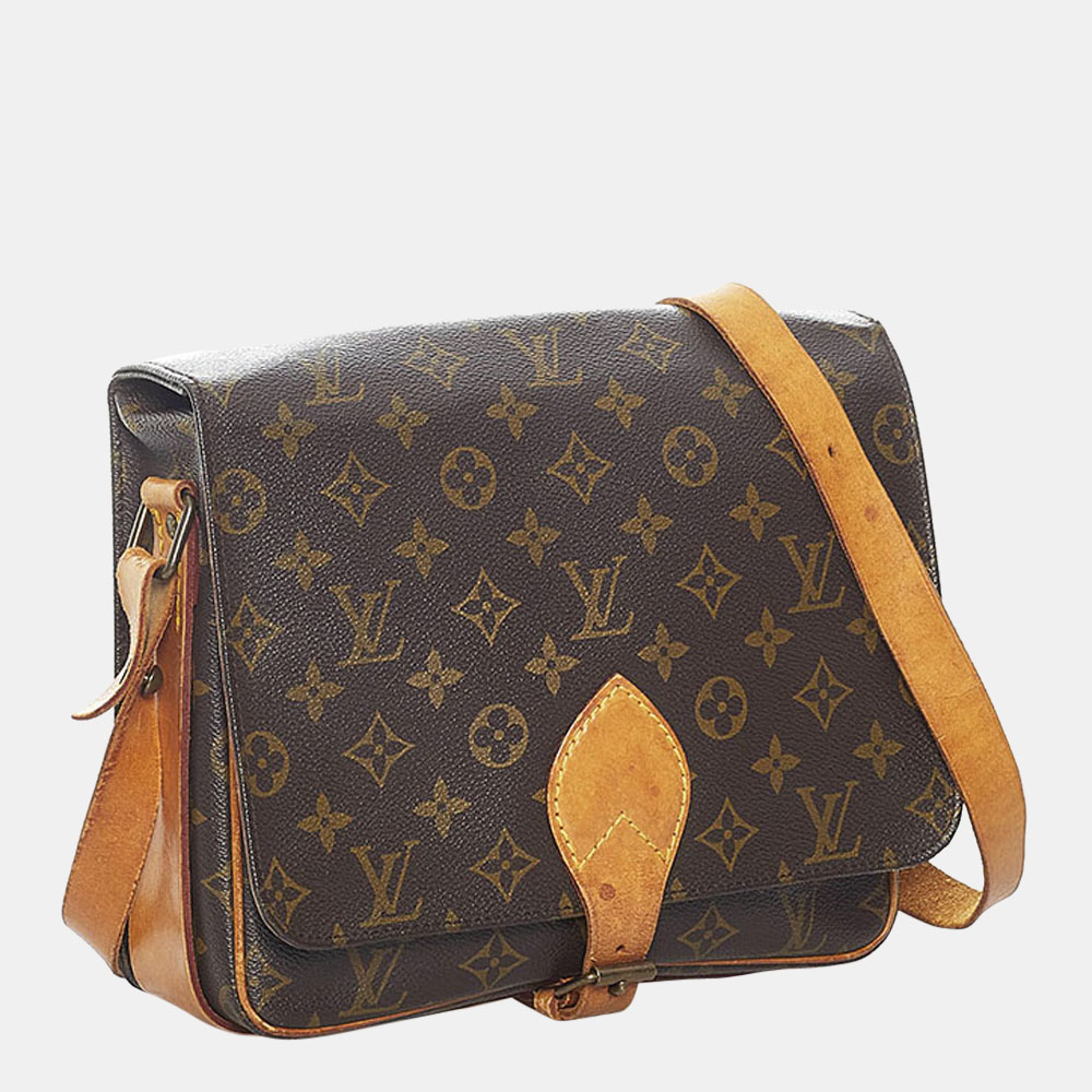 

Louis Vuitton Brown Monogram Canvas Cartouchiere GM bag