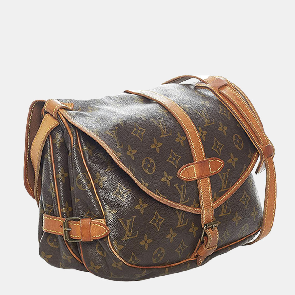 

Louis Vuitton Brown Monogram Canvas Saumur 30 Bag