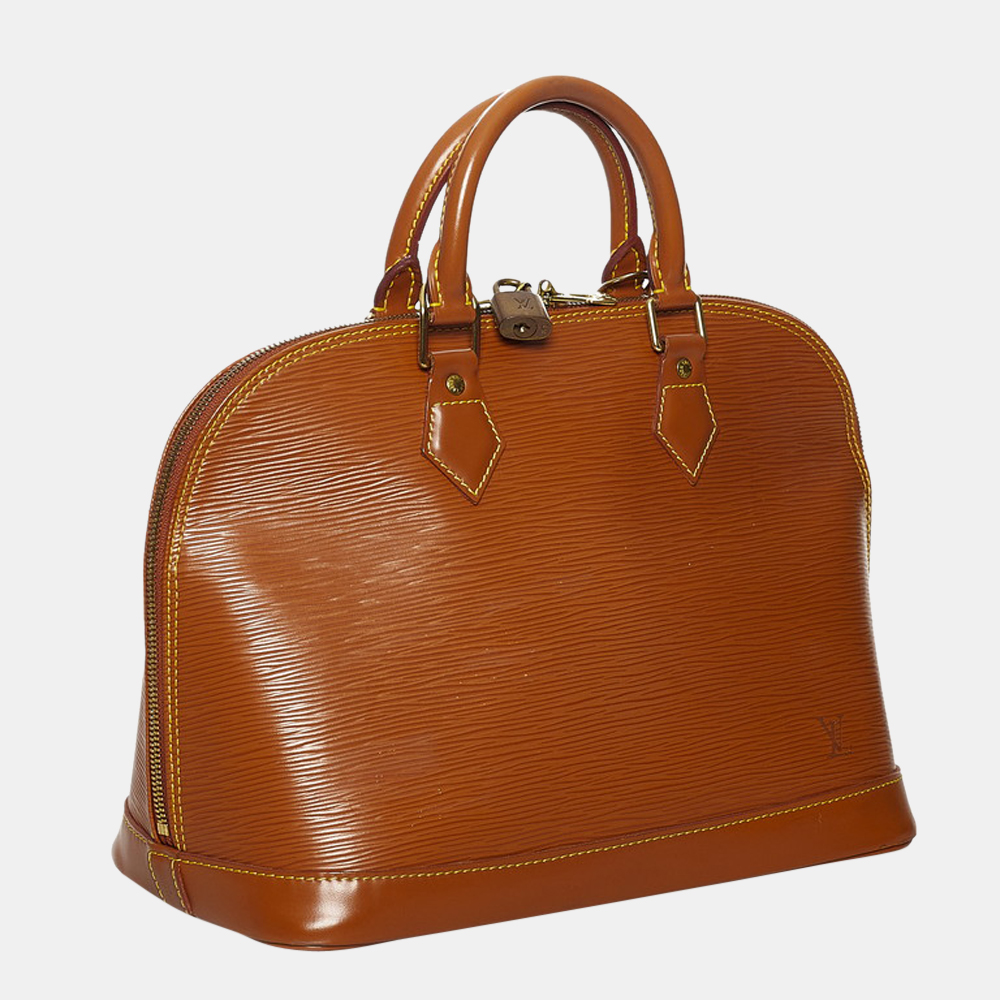 

Louis Vuitton Brown Epi Leather Alma PM Bag