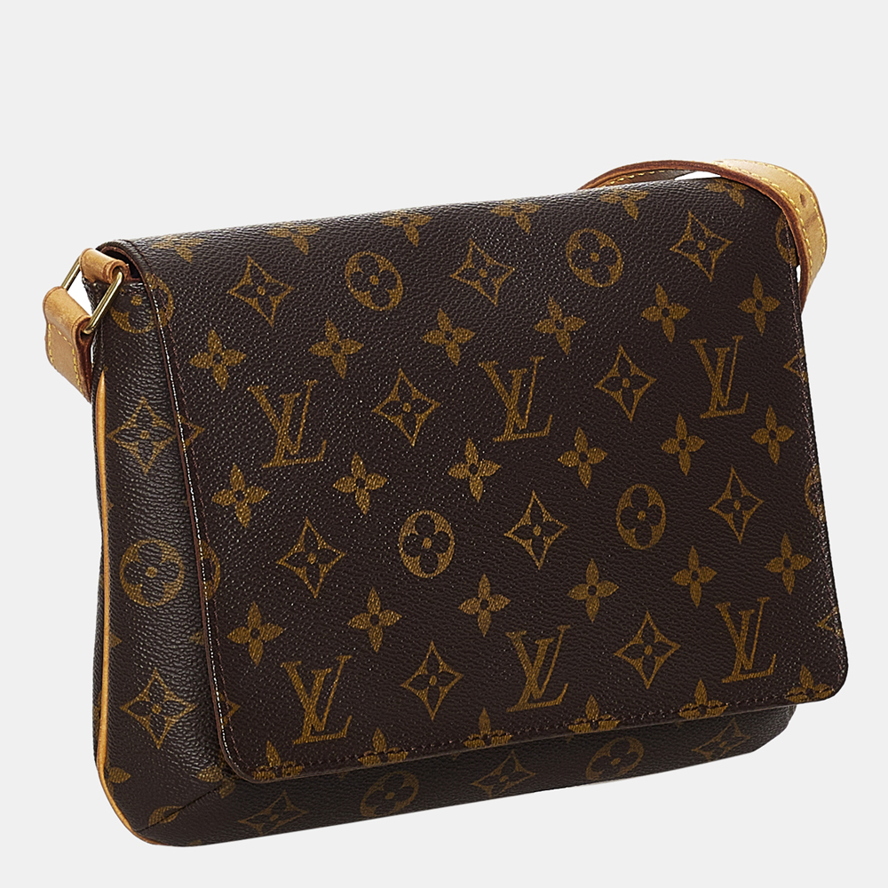 

Louis Vuitton Brown Monogram Musette Tango Short Strap