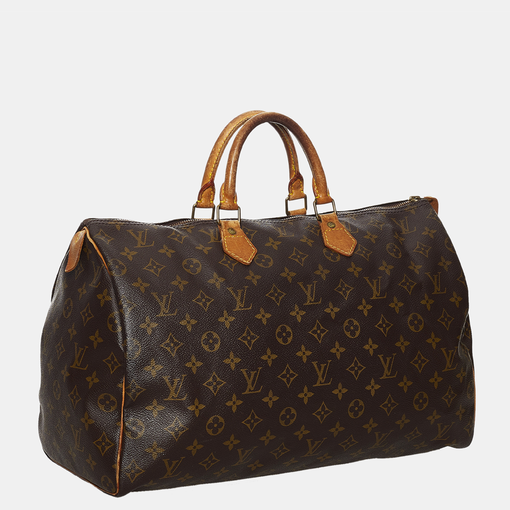 

Louis Vuitton Brown Monogram Speedy 40