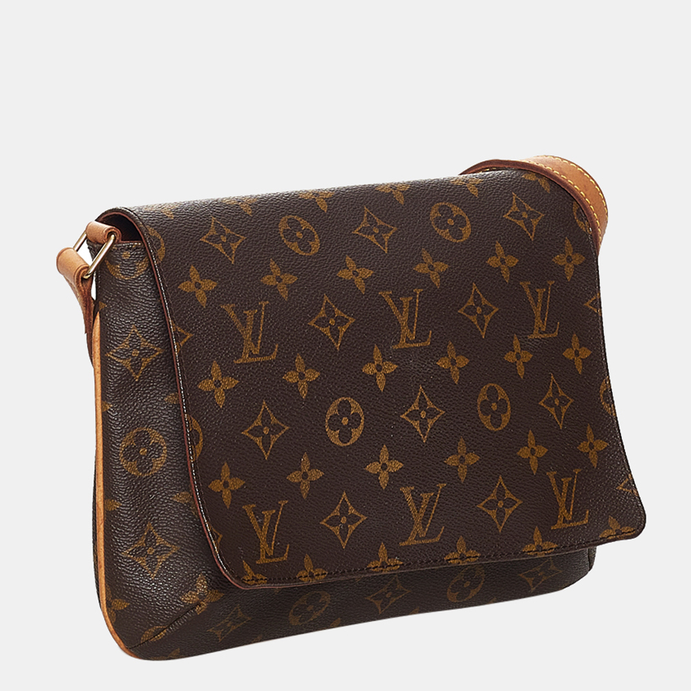 

Louis Vuitton Brown Monogram Musette Tango Short Strap