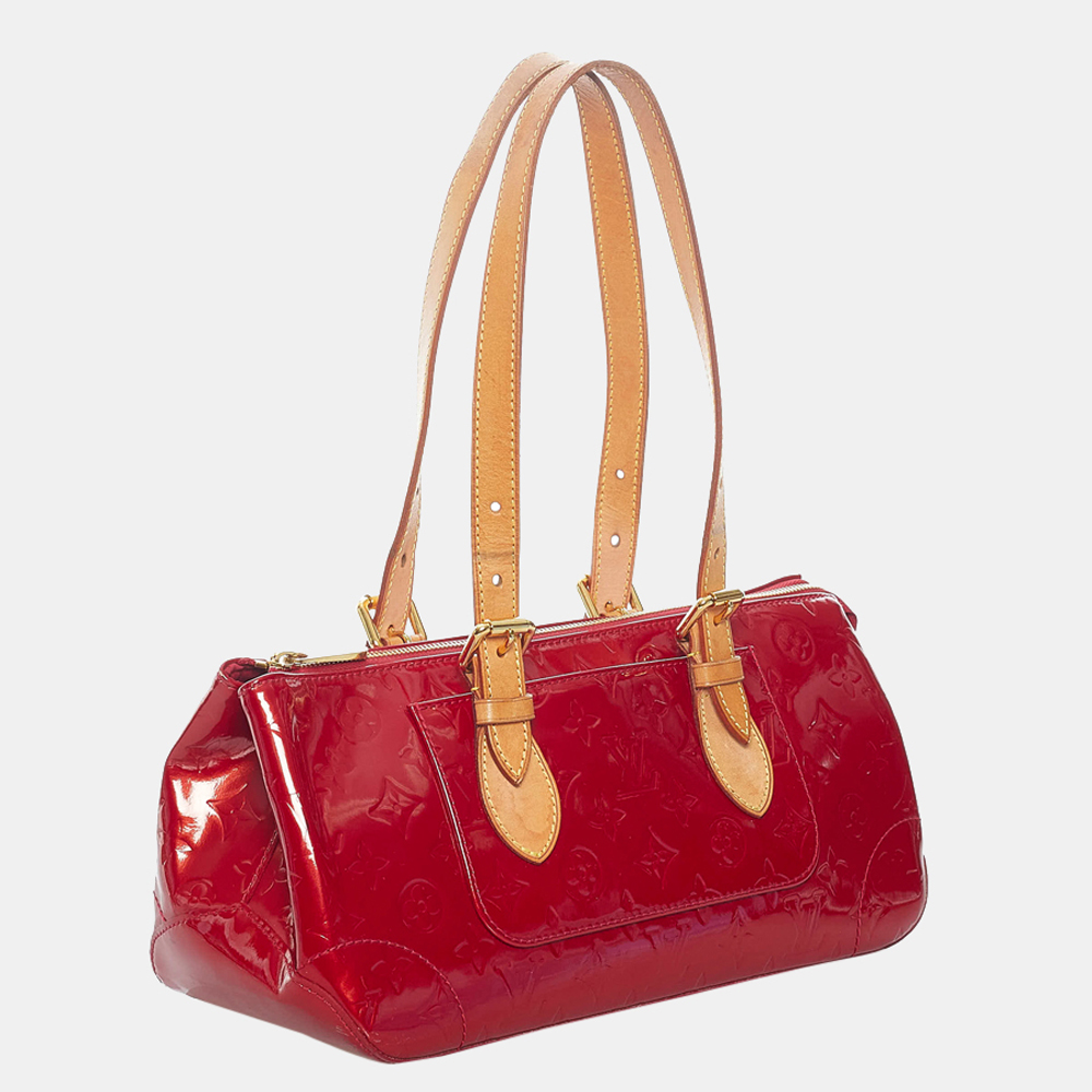 

Louis Vuitton Red Vernis Rosewood Avenue