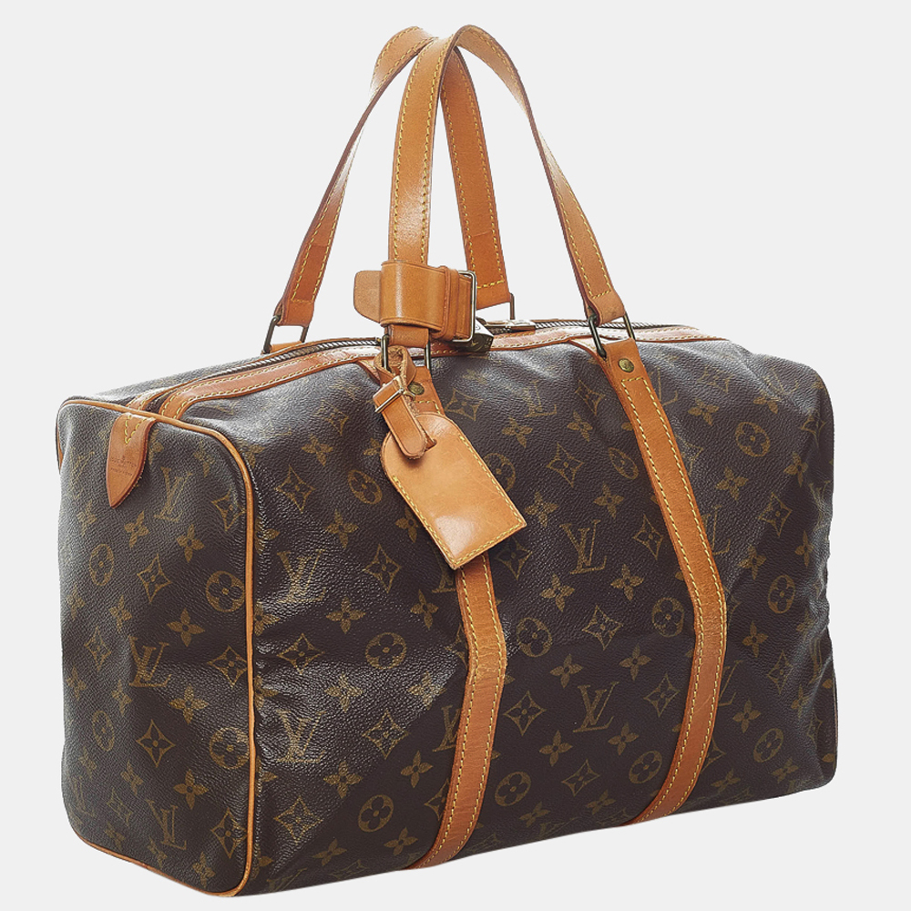 

Louis Vuitton Brown Monogram Sac Souple 35