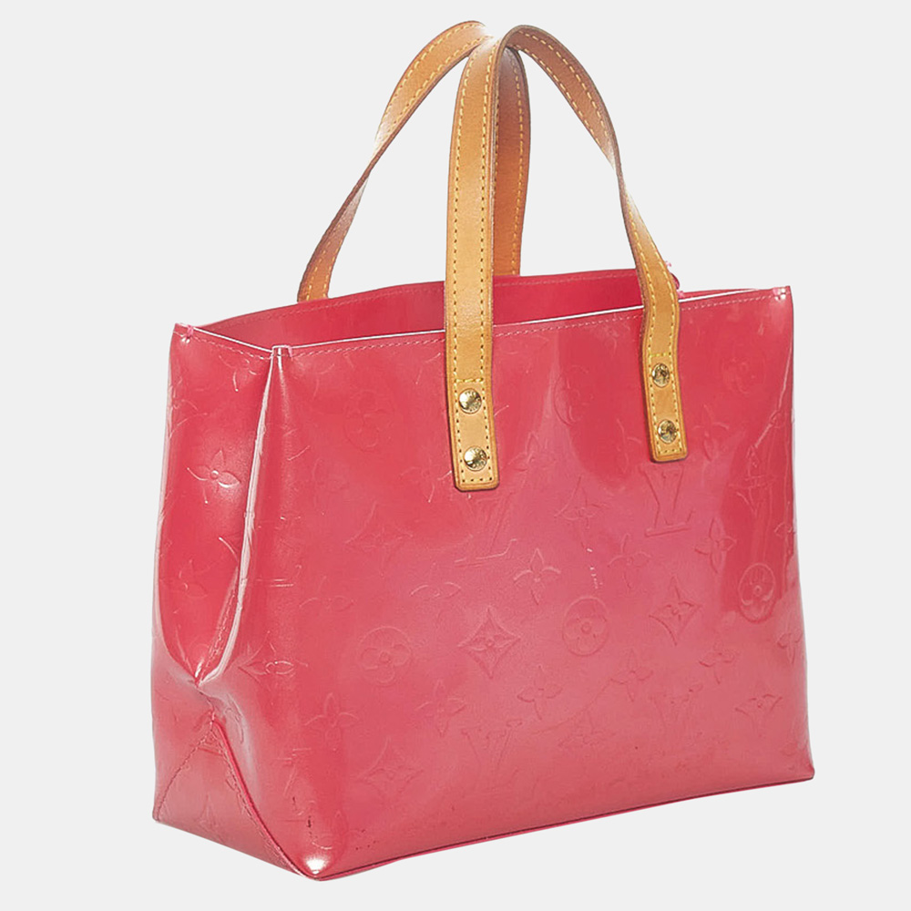 

Louis Vuitton Pink and Brown Vernis Reade PM