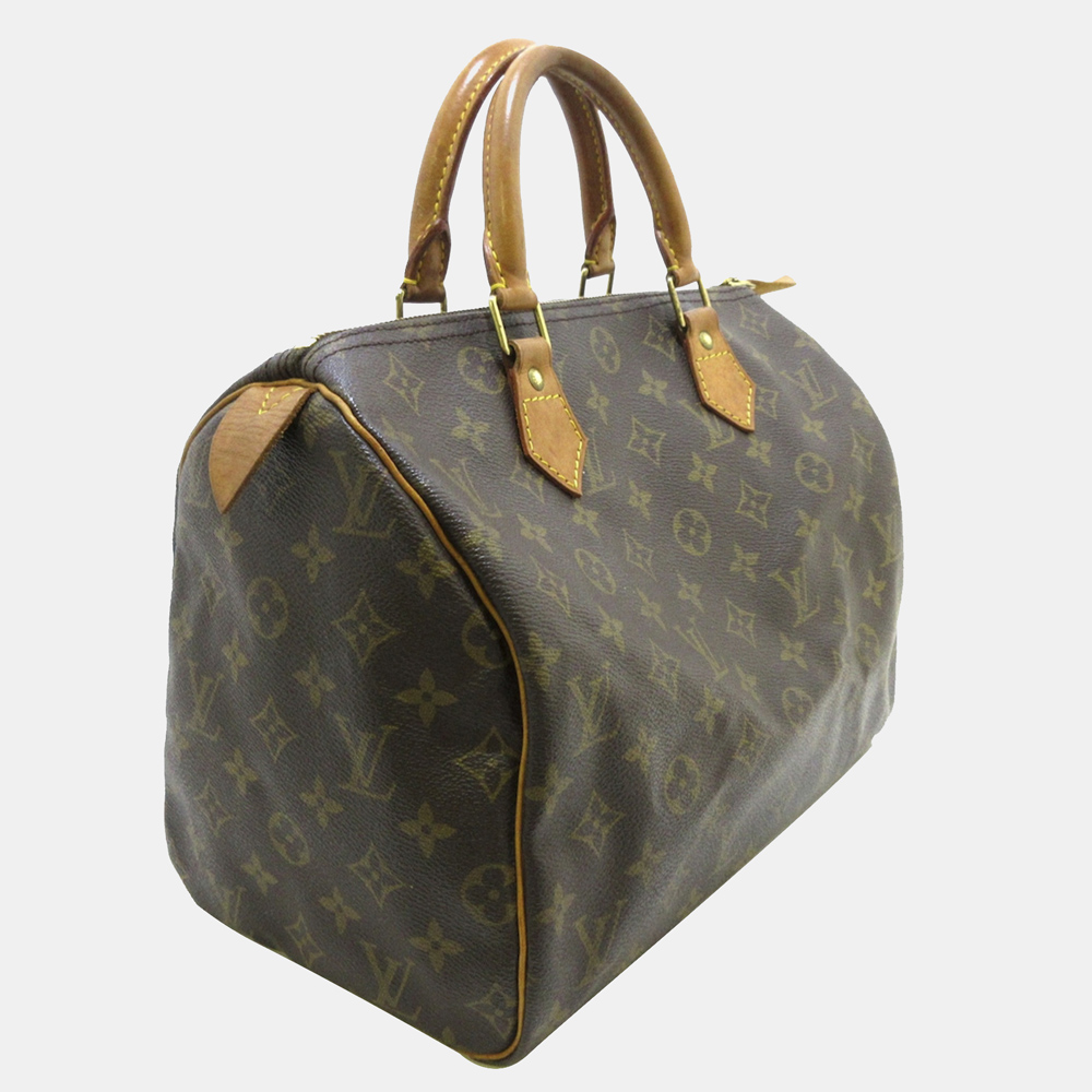 

Louis Vuitton Brown Monogram Speedy 30
