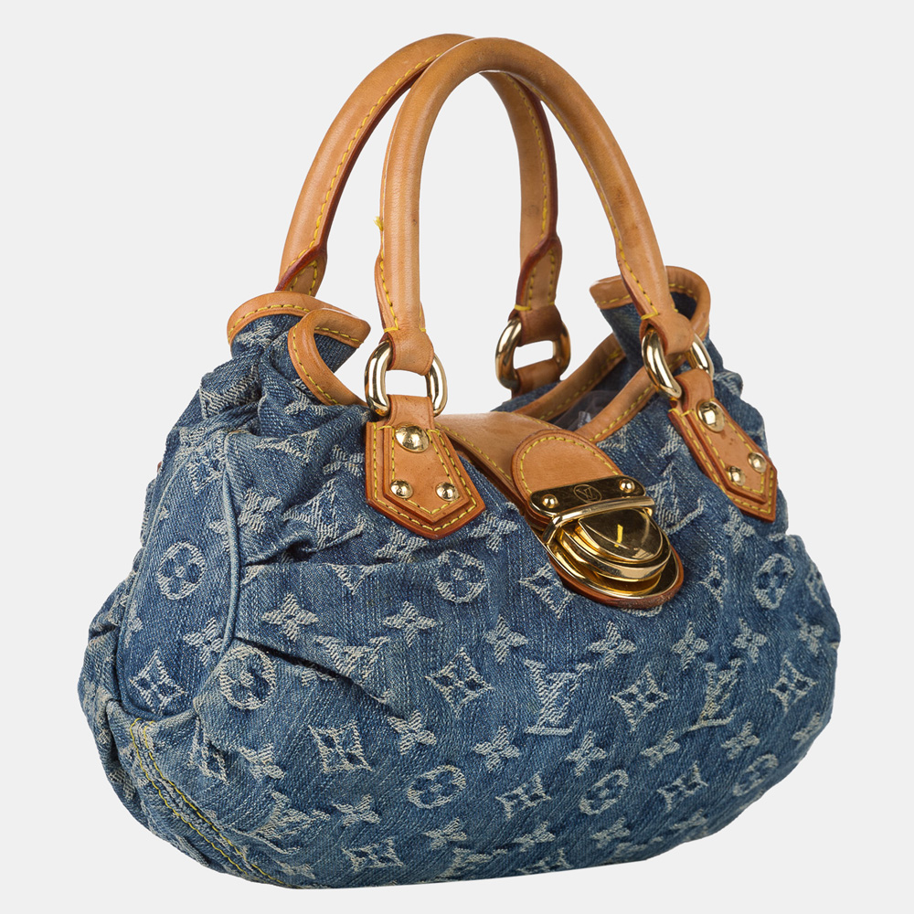 

Louis Vuitton Blue Monogram Denim Pleaty Handbag