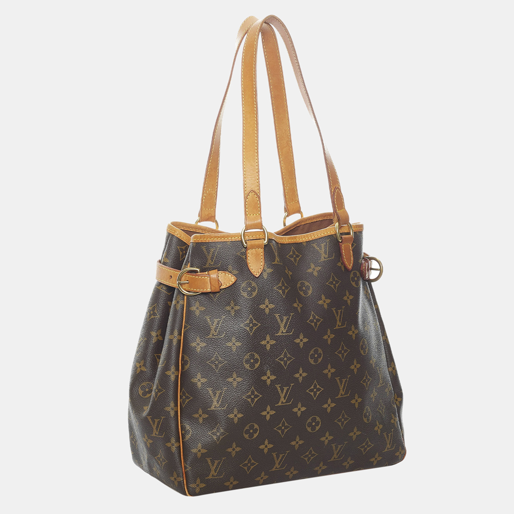 

Louis Vuitton Brown Monogram Batignolles Vertical