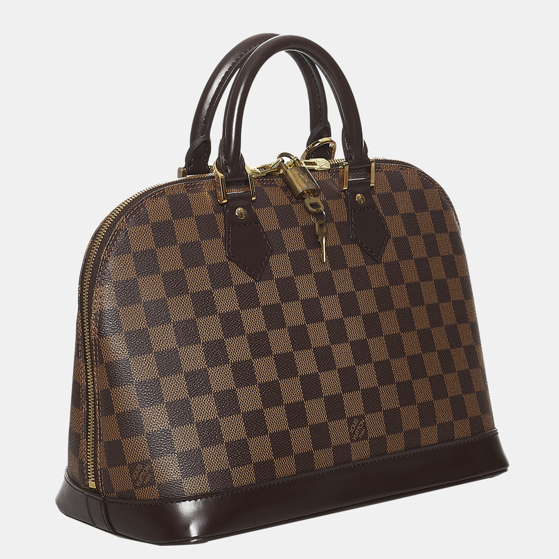 

Louis Vuitton Brown Damier Ebene Alma PM