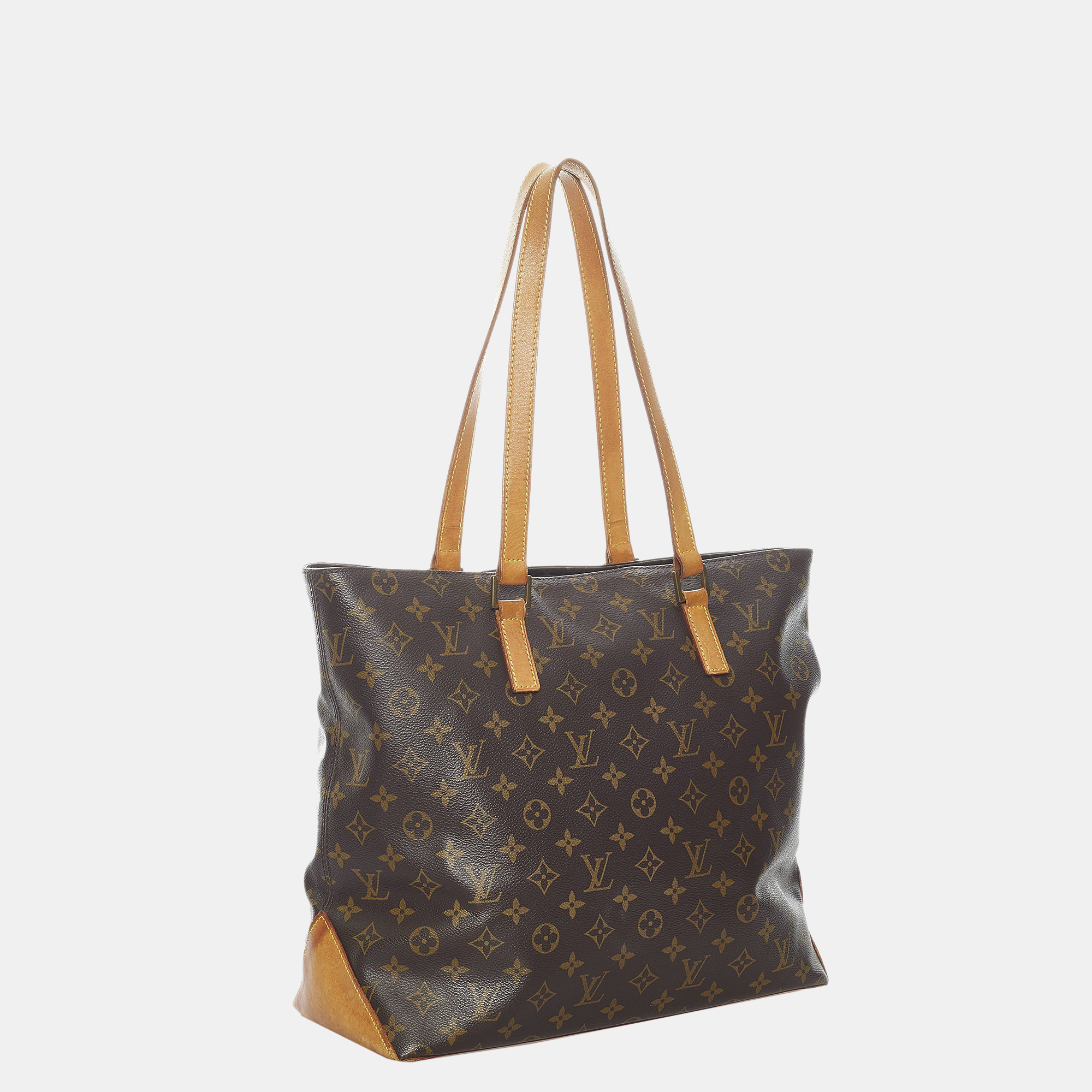 

Louis Vuitton Brown Monogram Cabas Mezzo