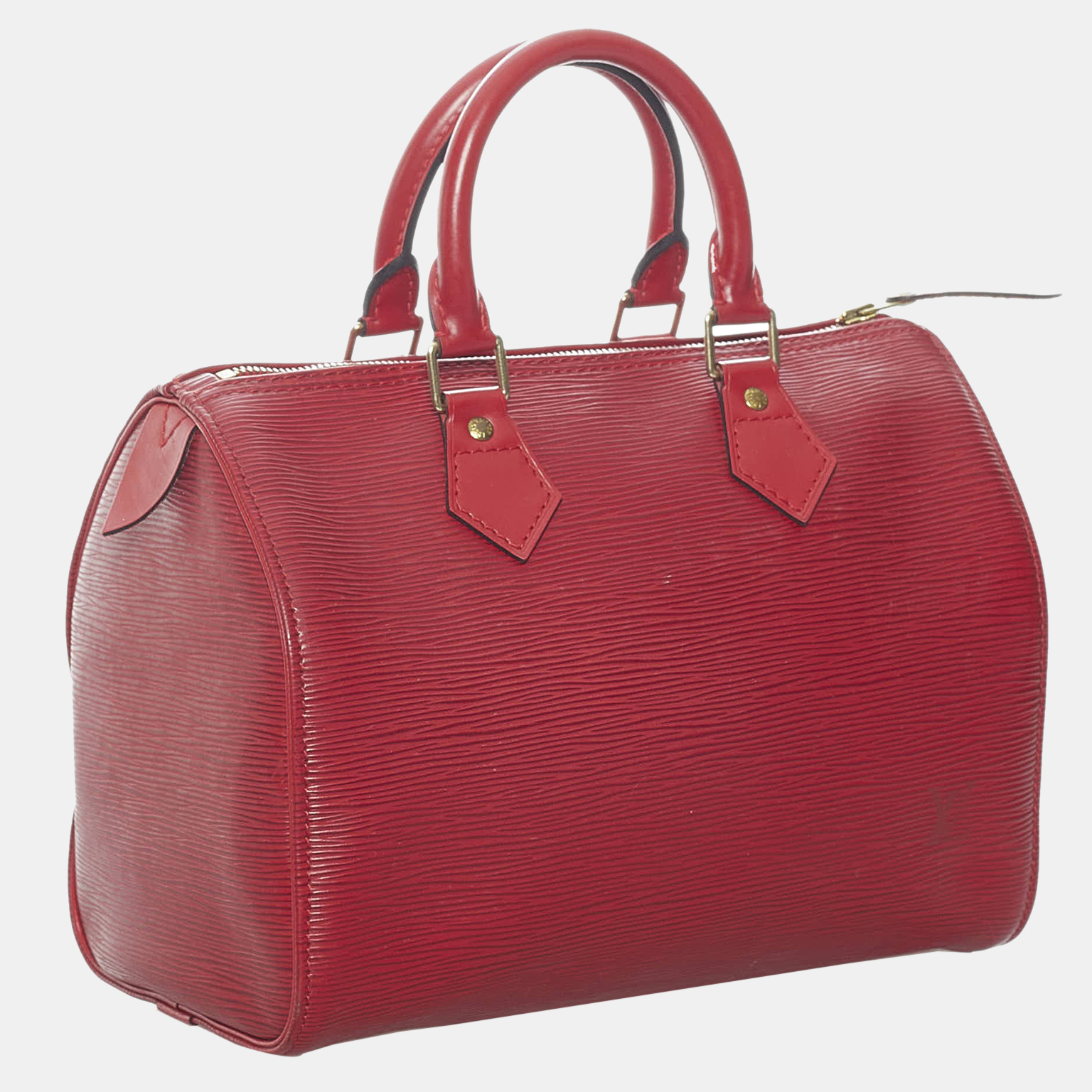 

Louis Vuitton Red Epi Speedy 25