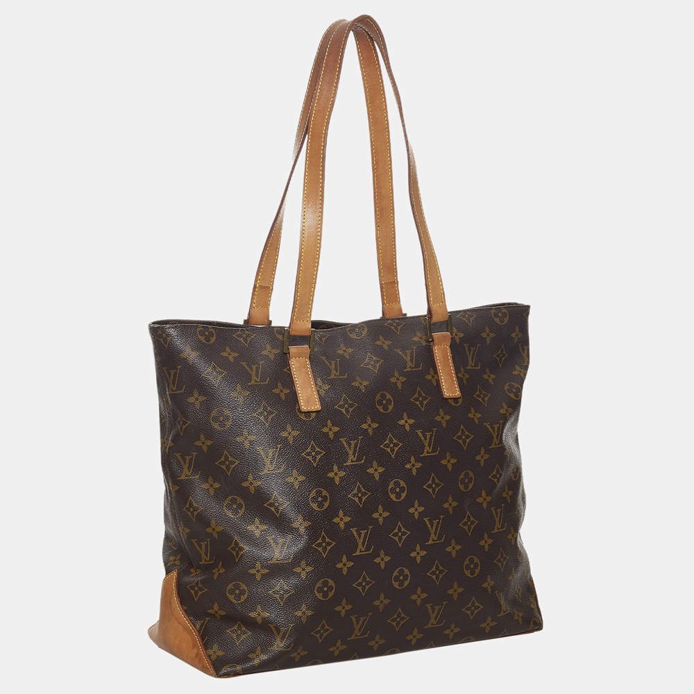 

Louis Vuitton Brown Monogram Cabas Mezzo