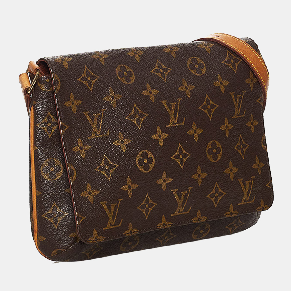

Louis Vuitton Brown Monogram Musette Tango Short Strap