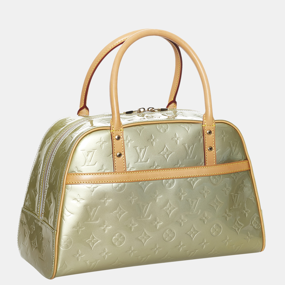 

Louis Vuitton Brown/Green Vernis Tompkins Square