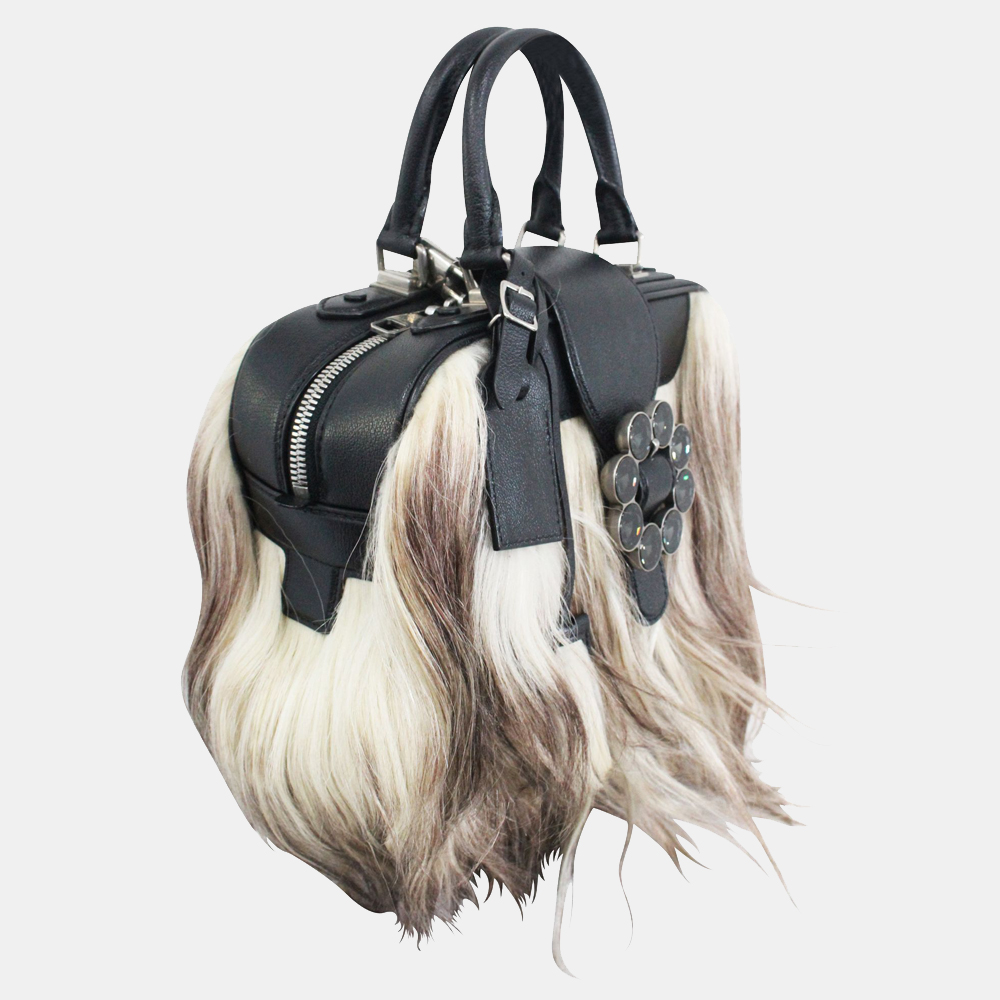 

Louis Vuitton Black Long Hair Goat Transsiberian Bag