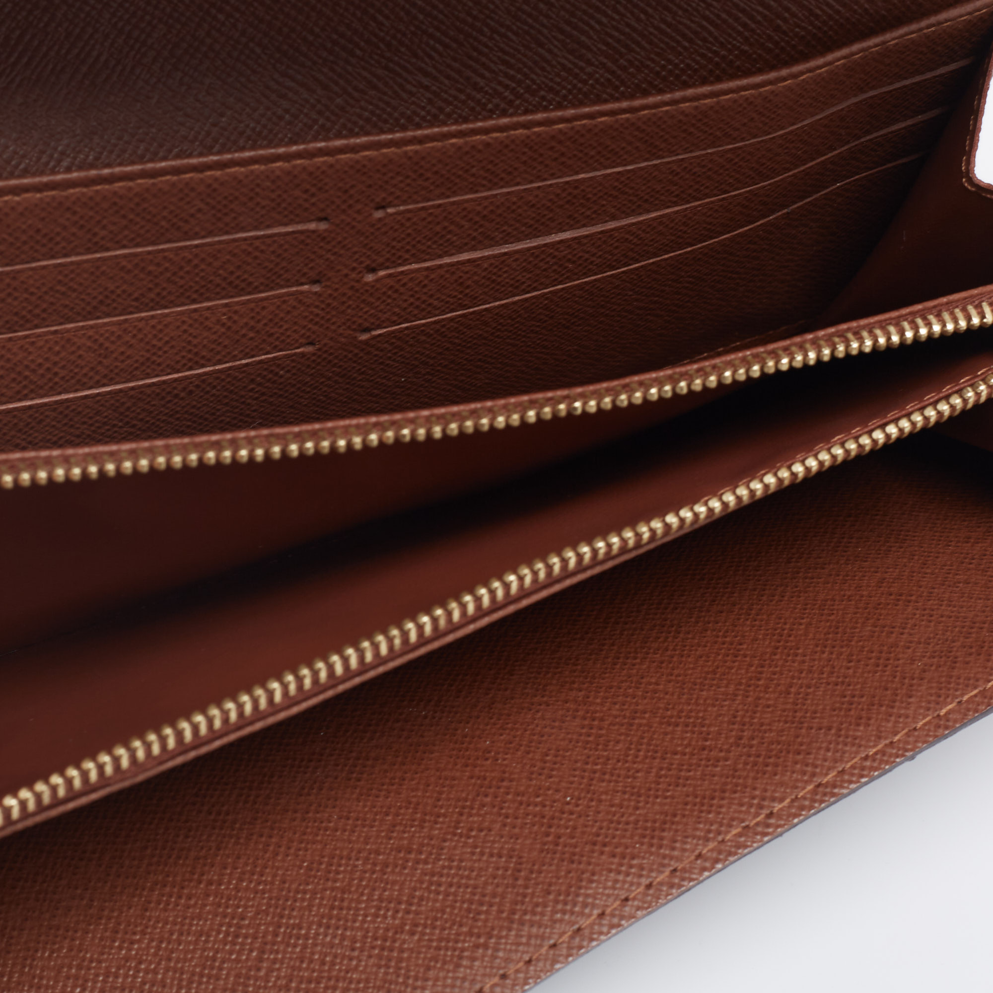 

Louis Vuitton Monogram Canvas Sarah Wallet, Brown