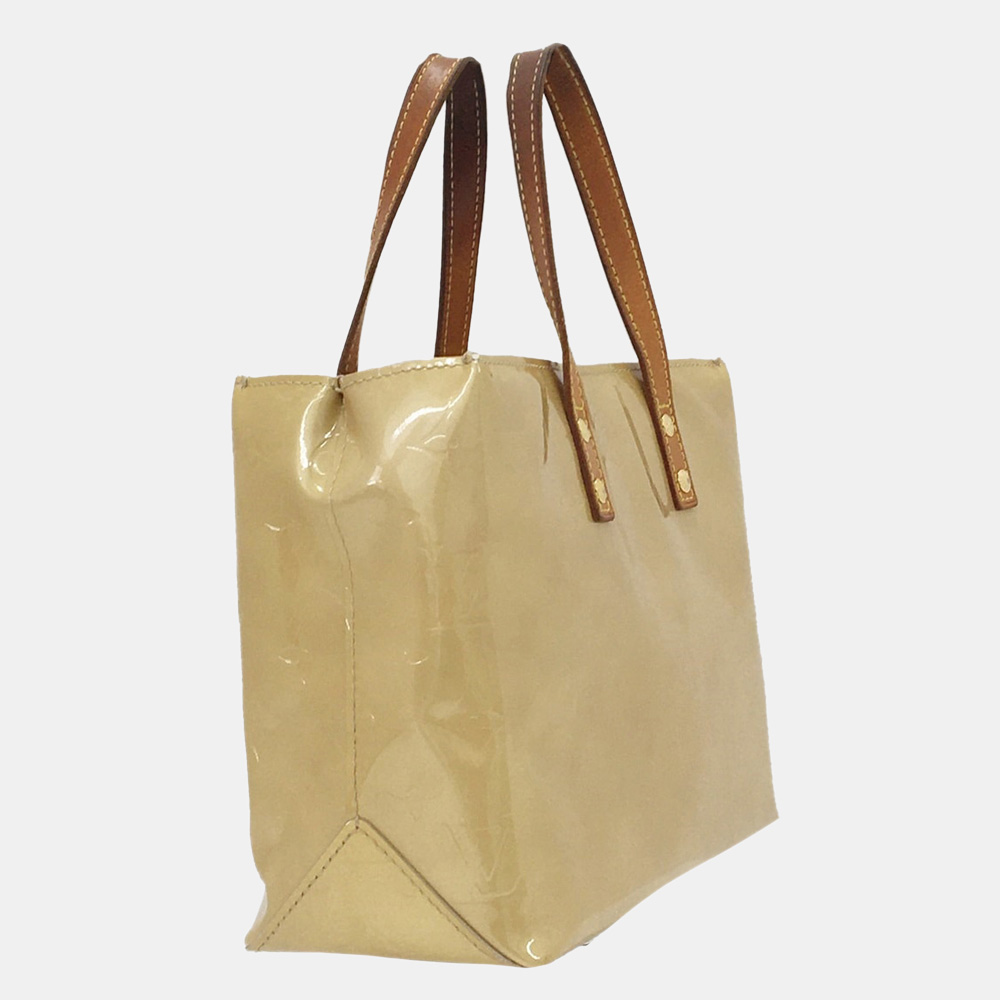 

Louis Vuitton Brown/Beige Vernis Reade PM