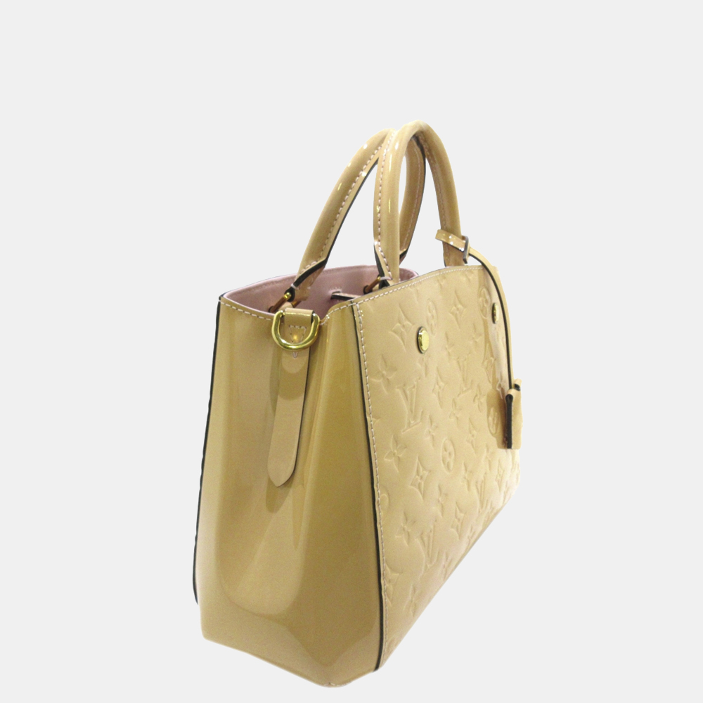 

Louis Vuitton Brown/Beige Vernis Montaigne BB