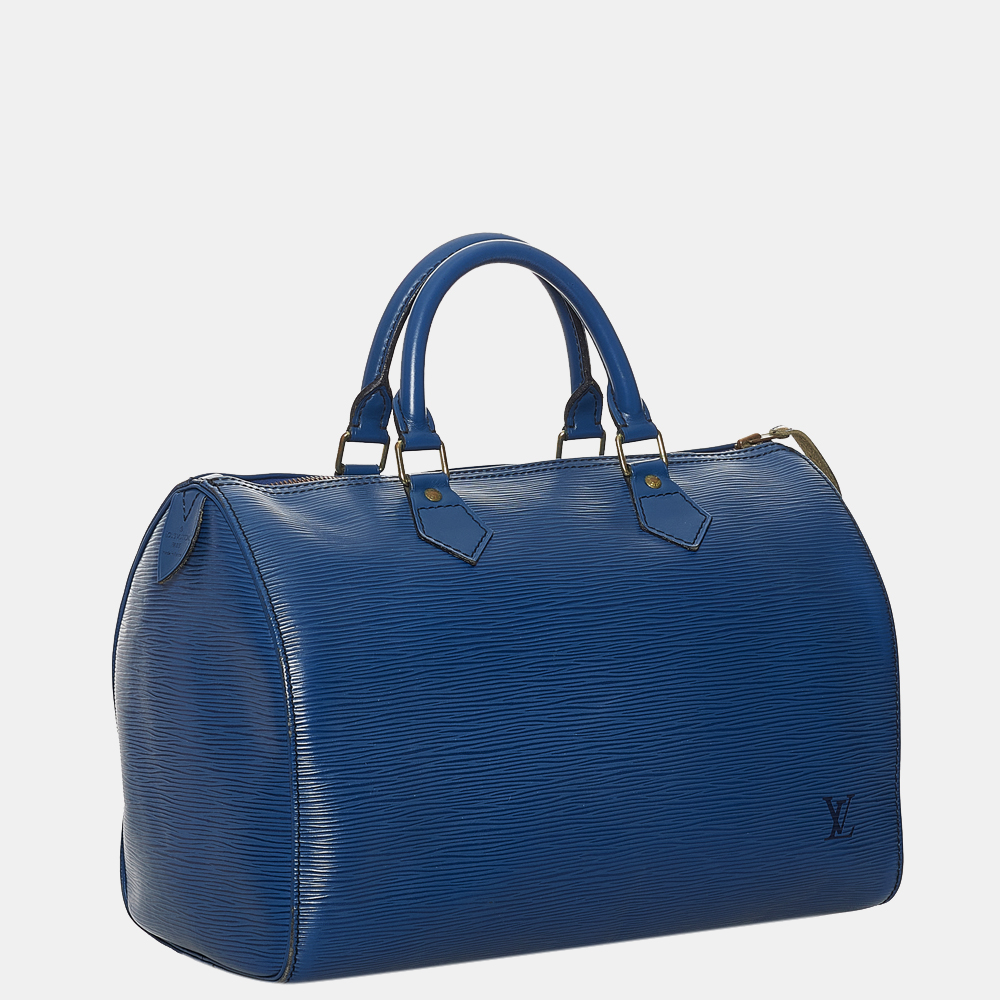 

Louis Vuitton Blue Epi Speedy 30