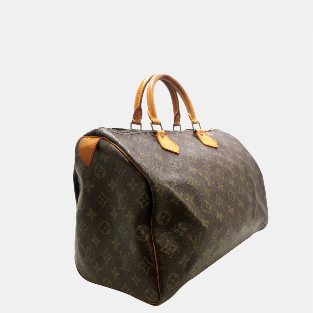 

Louis Vuitton Monogram Speedy 35, Brown
