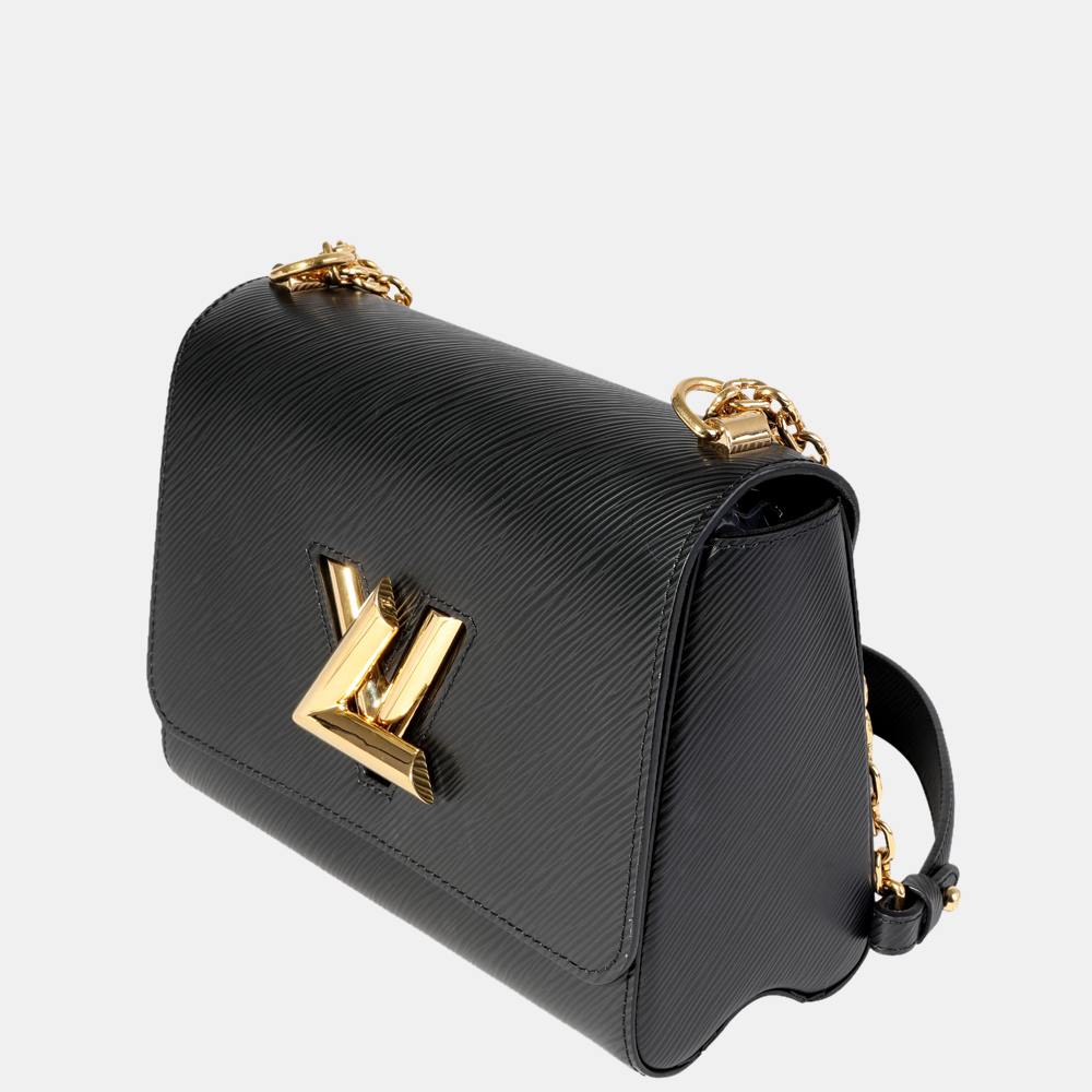 

Louis Vuitton Black Epi Leather Twist MM Bag