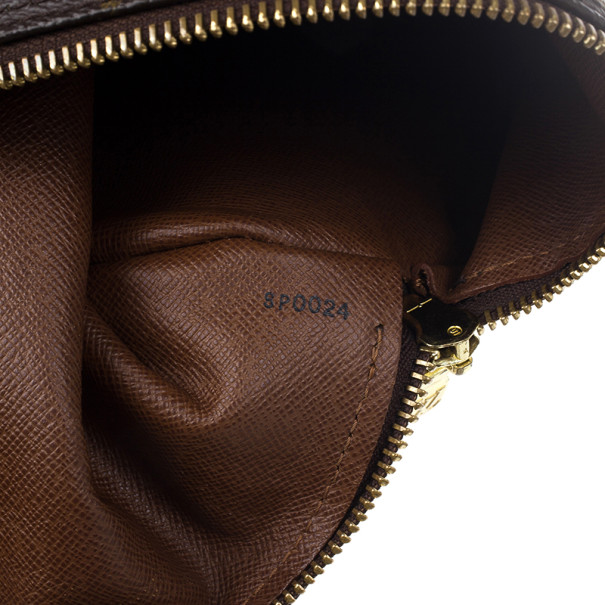 Papillon cloth bag Louis Vuitton Brown in Cloth - 16398774