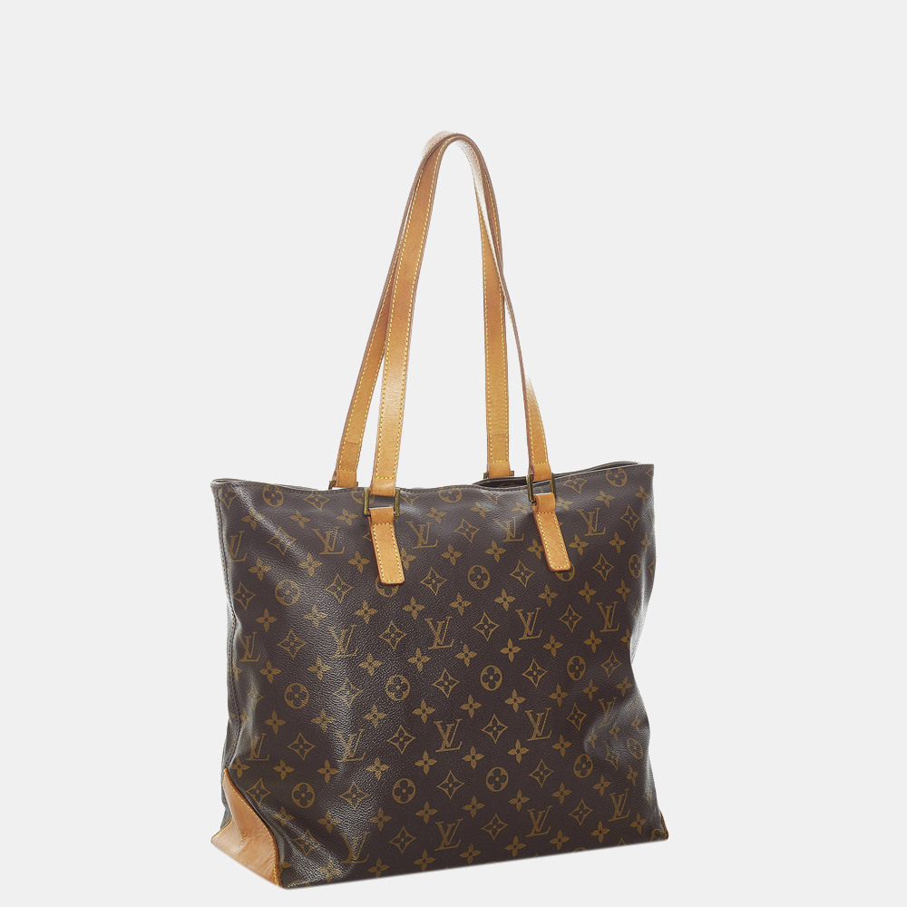 

Louis Vuitton Brown Monogram Cabas Mezzo