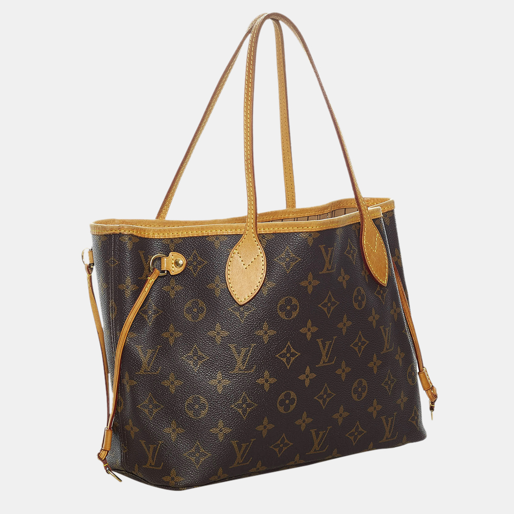 

Louis Vuitton Brown Monogram Neverfull PM