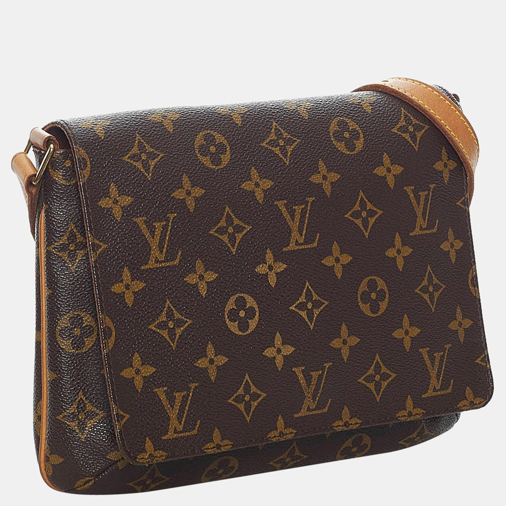 

Louis Vuitton Brown Monogram Musette Tango Short Strap