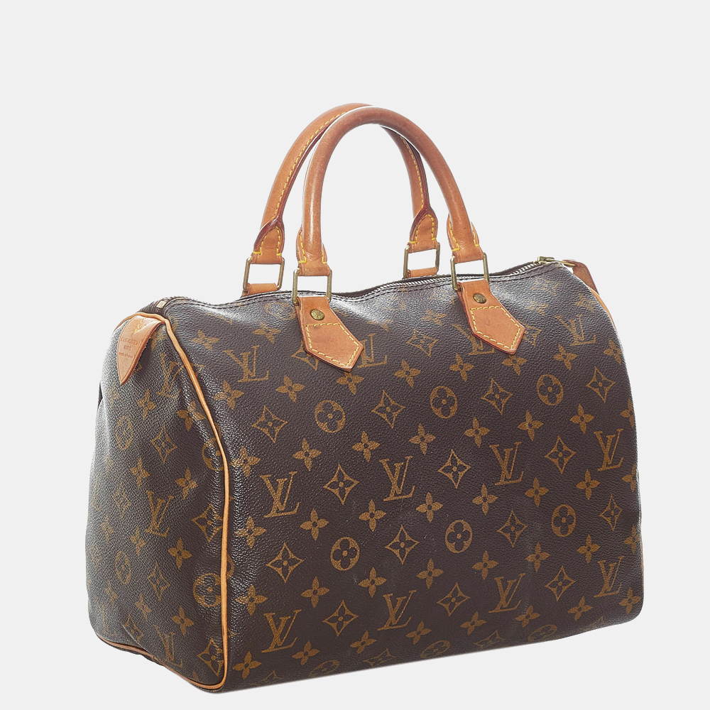 

Louis Vuitton Brown Monogram Speedy 30