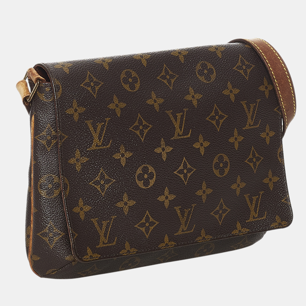 

Louis Vuitton Brown Monogram Musette Tango Short Strap