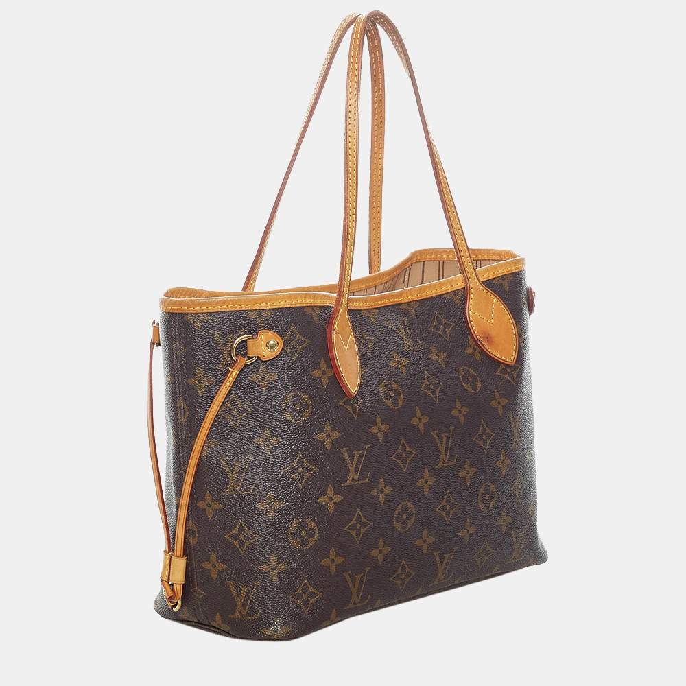 

Louis Vuitton Brown Monogram Neverfull PM