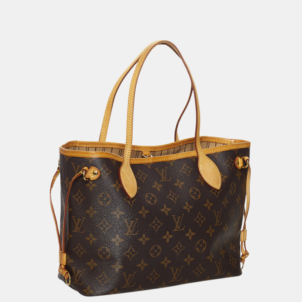 

Louis Vuitton Brown Monogram Neverfull PM