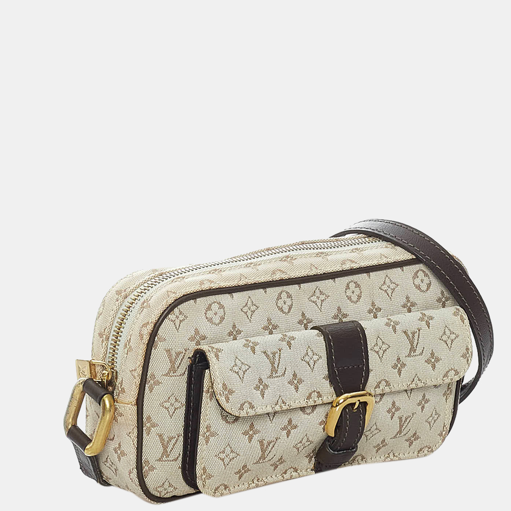 

Louis Vuitton Brown/Beige Monogram Mini Lin Juliette MM