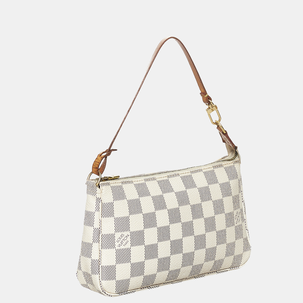 

Louis Vuitton Blue/White Damier Azur Pochette Accessoires