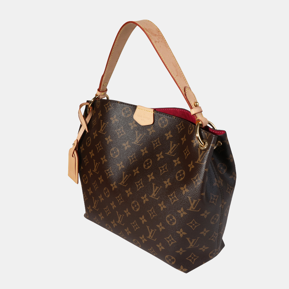 

Louis Vuitton Monogram Canvas Graceful PM Bag, Brown