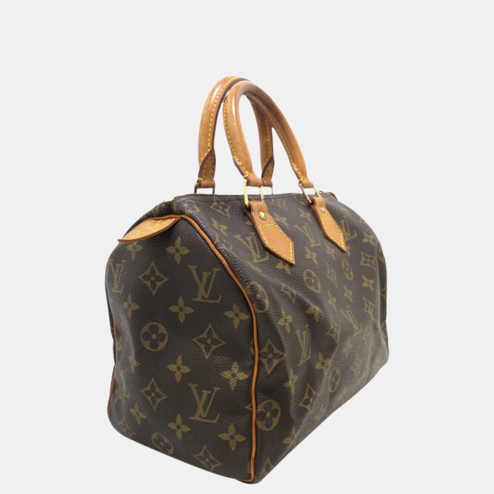 

Louis Vuitton Brown Monogram Speedy 25