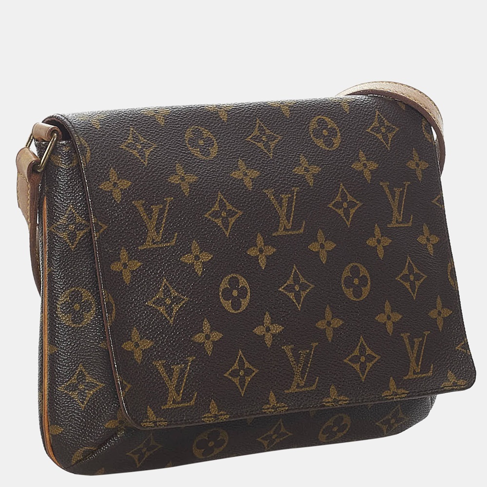 

Louis Vuitton Brown Monogram Musette Tango Short Strap