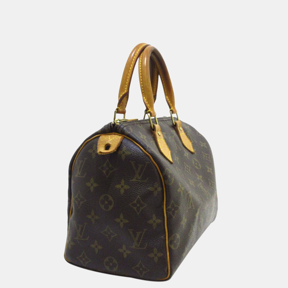 

Louis Vuitton Brown Monogram Speedy 25