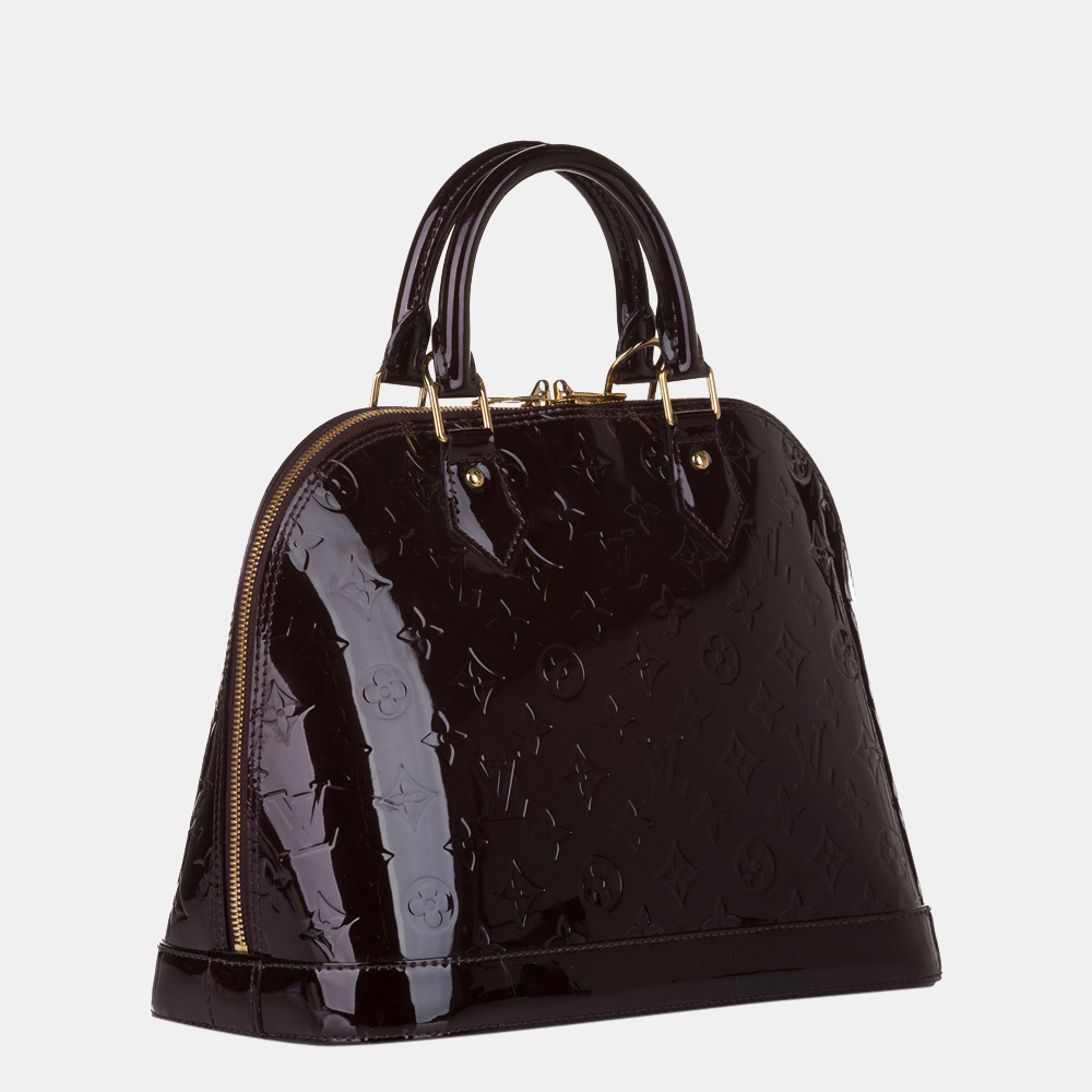 

Louis Vuitton Purple Vernis Alma PM