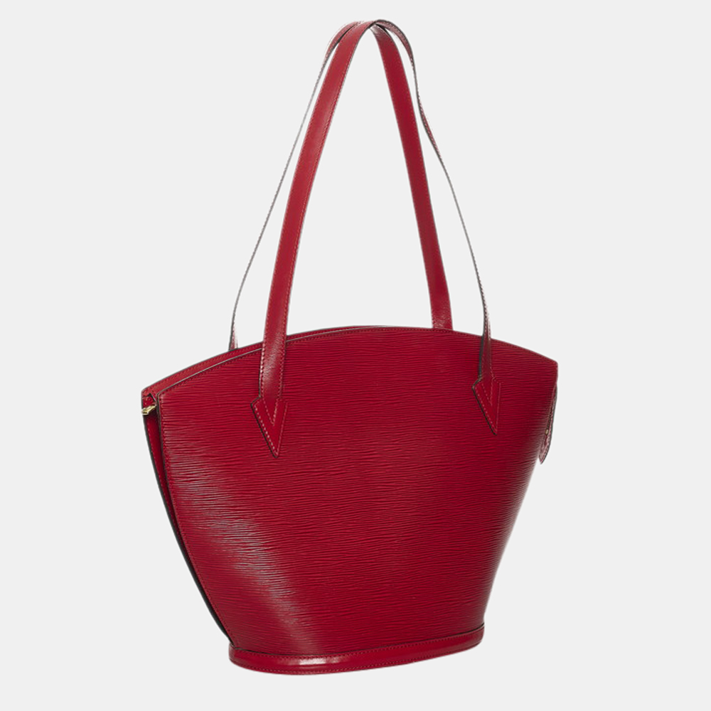 

Louis Vuitton Red Epi Leather Saint Jacques PM Long Strap Bag