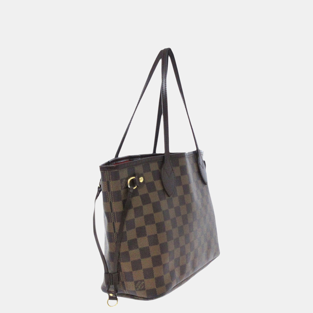 

Louis Vuitton Brown Damier Ebene Neverfull PM