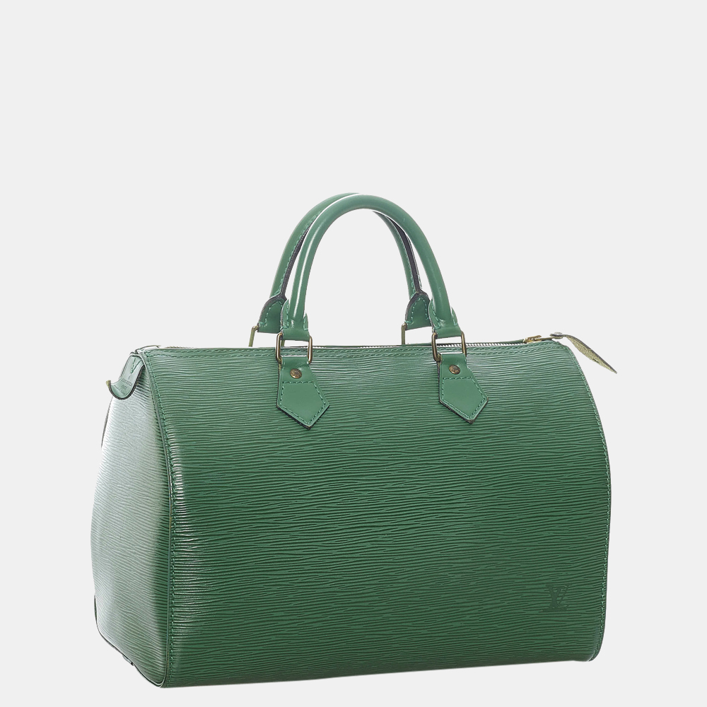 

Louis Vuitton Green Epi Speedy 30