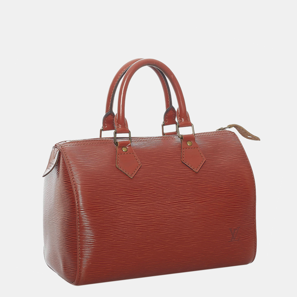 

Louis Vuitton Brown Epi Speedy 30